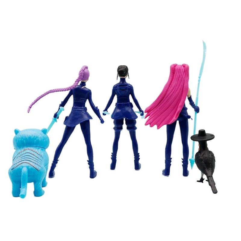 Kpop Demon Hunters Figure Model Toy PVC Cartoon Home Decors Peripherals Halloween Desk Decoration Collection Figures Model Toy