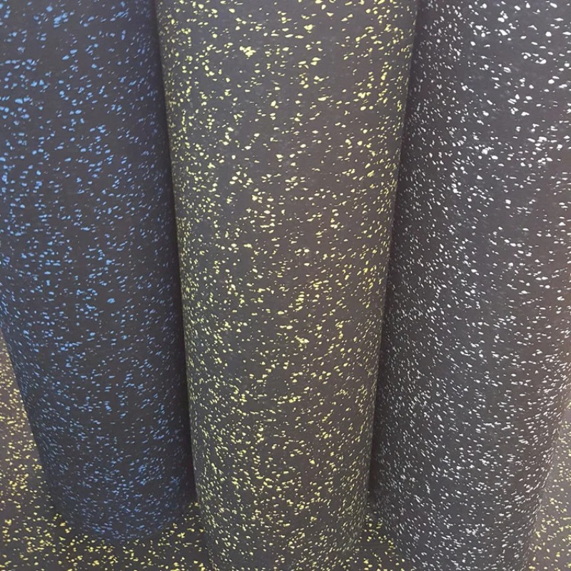 Rolos coloridos do revestimento de borracha da elevada qualidade da esteira dos esportes comerciais de 10mm com certificado do CE