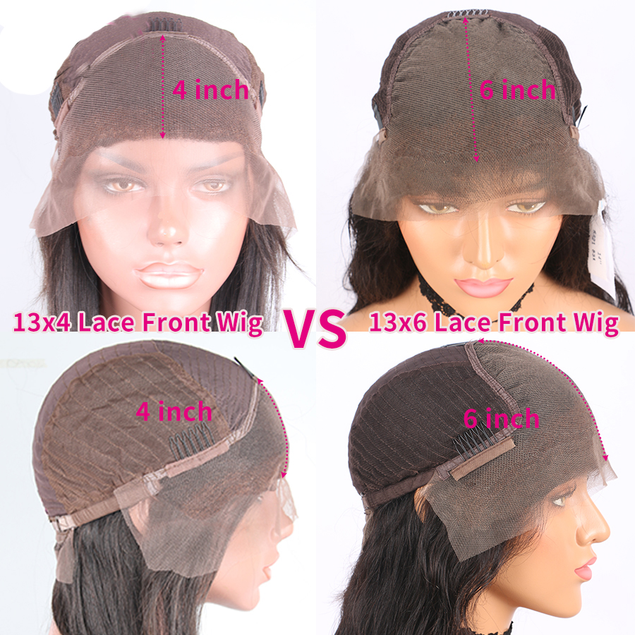 Tuneful 13x6 Lace Frontal Echthaar-Perücken, gerade, 76,2 cm, vorgezupft, HD-Spitzenfront-Echthaar-Perücken, leimlose Perücken, bereit zum Tragen