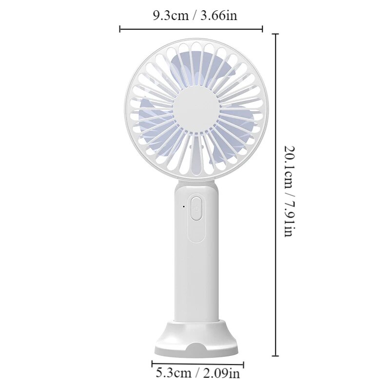 1pc Neue Tragbare Fan Büro Desktop Multifunktionale Klapp Kopf Kleine Elektrische Fan USB Mini Tragbare Hohe Wind Tasche Fan