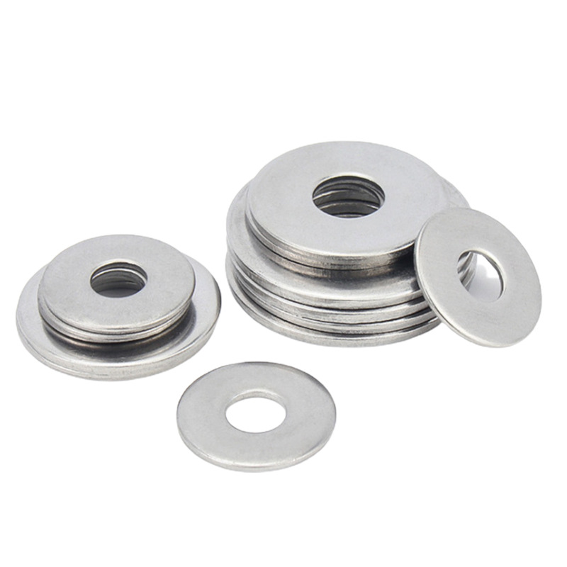 M1.6/ M2/ M2.5/ M3/ M4/ M5/ M6/ M8-M22 Large Flat Washer 304 Stainless Steel Big Metal Gasket Meson Plain Washers Din9021