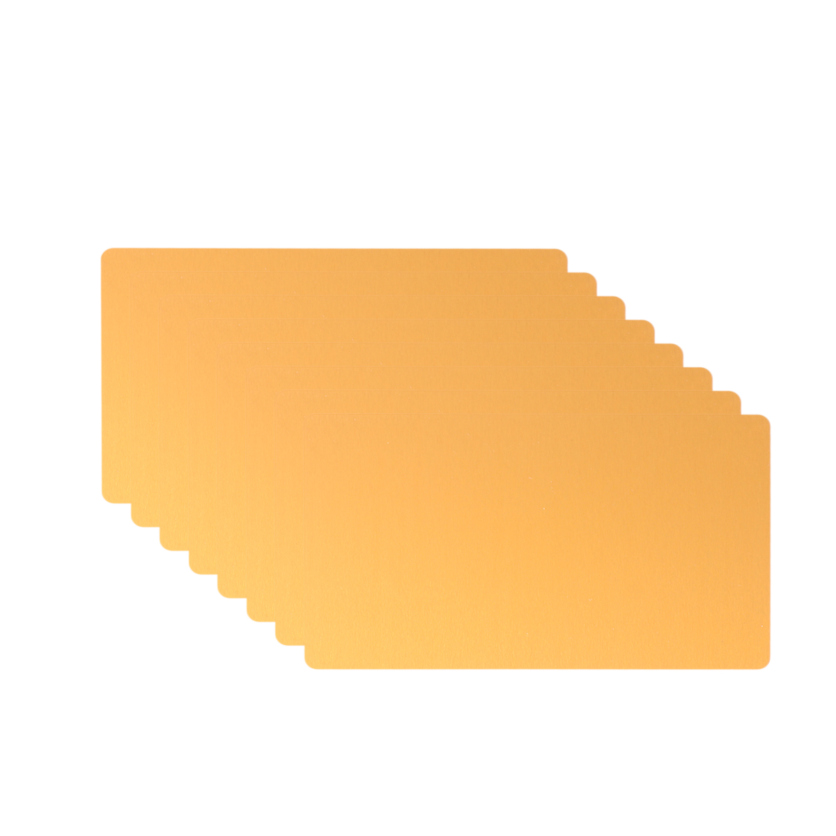 50 Stück rohlinge aus eloxiertem Aluminium für Visitenkarten, DIY-Graveur, Kreditfarbe, Name, Büro