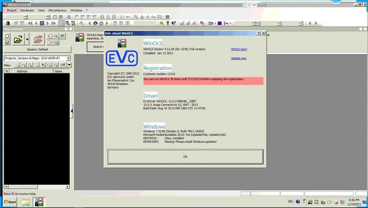 2022 Venta CALIENTE WinOLS 4.7 Con Plugins + 2021 Damos + ECM TITANIO + herramienta de servicio immo v1.2 Software de reparación de automóviles de todos los datos