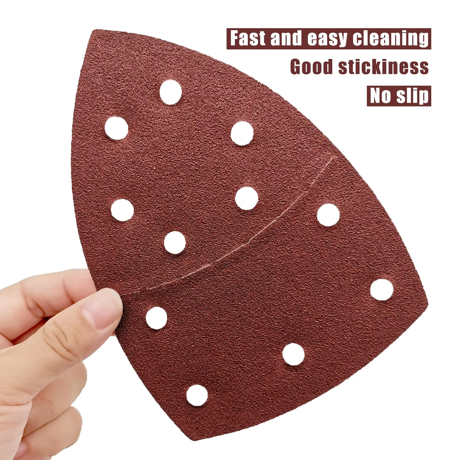 10/20/30 Pcs 105*150 MM Detail Mouse Sandpaper Kit 40-1000 Hook & Loop Mouse Sanding Paper for Multi-Sanders Assorted For Grind