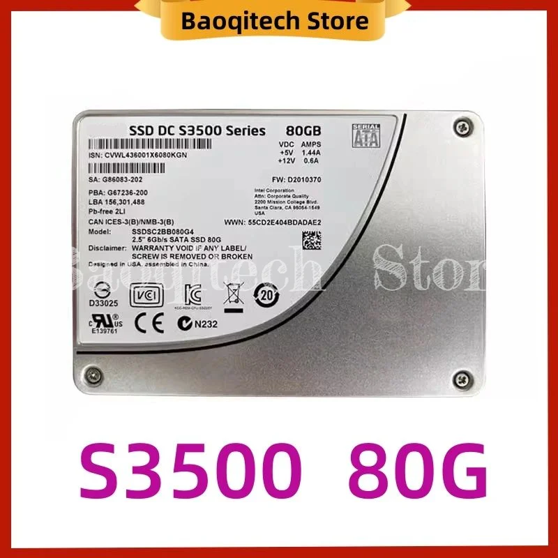 Nuevo original SSD S3500 80GB 530 240GB SATA3 MLC chip 2,5 pulgadas 7mm para unidad de estado sólido Intel Enterprise