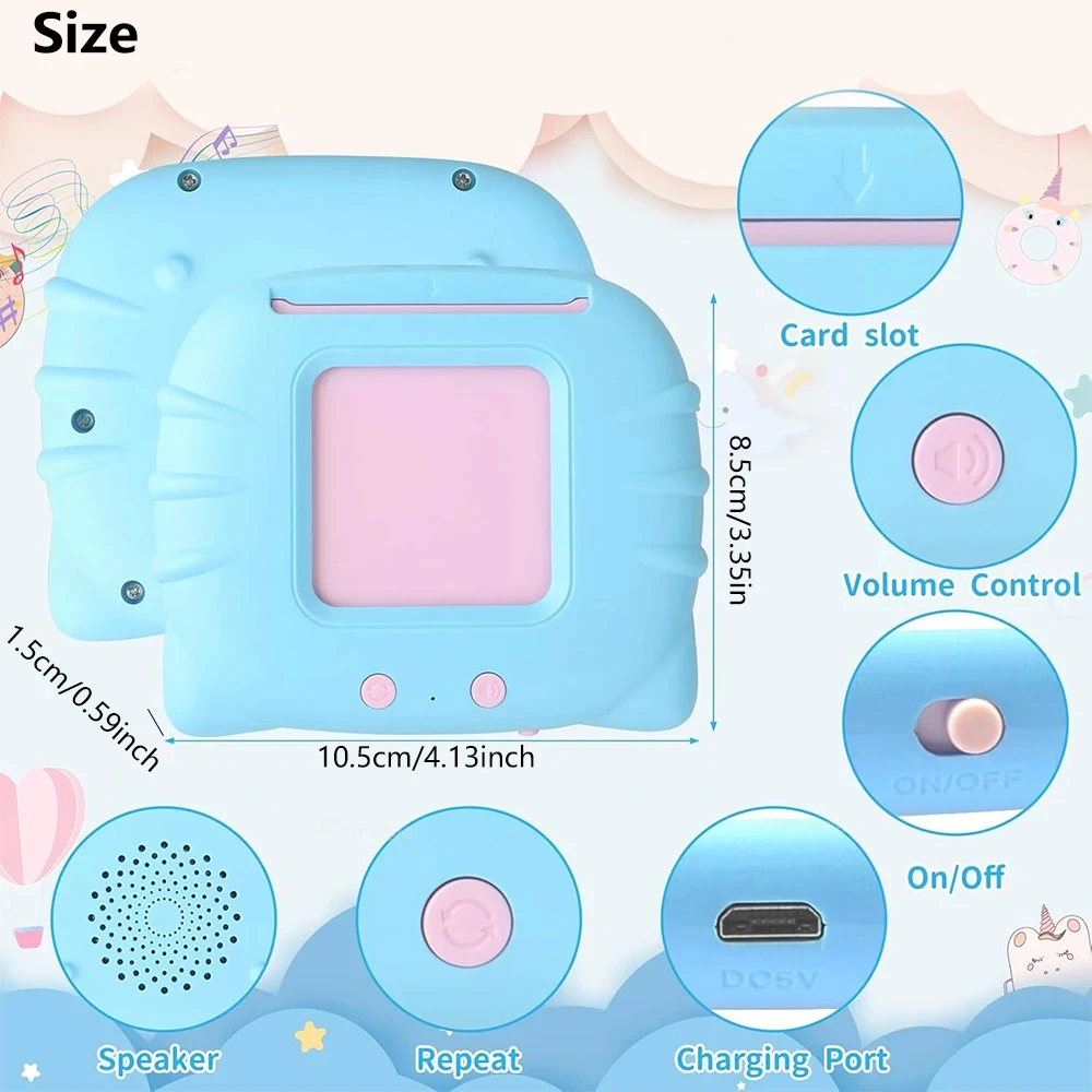 Carte Flash pour l'éducation précoce, jouets d'apprentissage, cartes flash parlantes pour enfants d'âge préscolaire, livre Audio électronique anglais, Machine cadeau