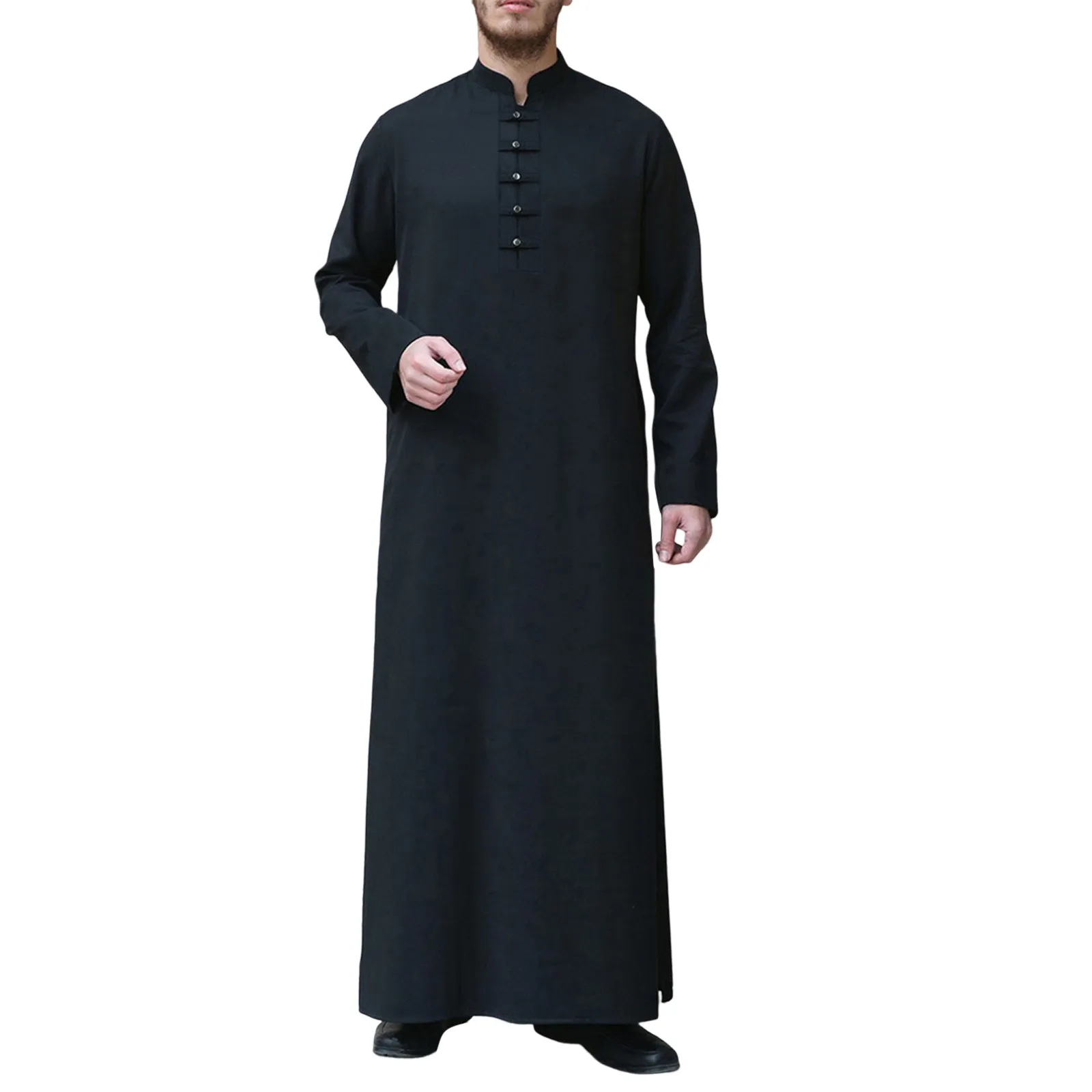 Moslim Gewaad Heren Saudi Arabische Islamitische Kleding Mode Islamitische Jurk Eid Al Fitr