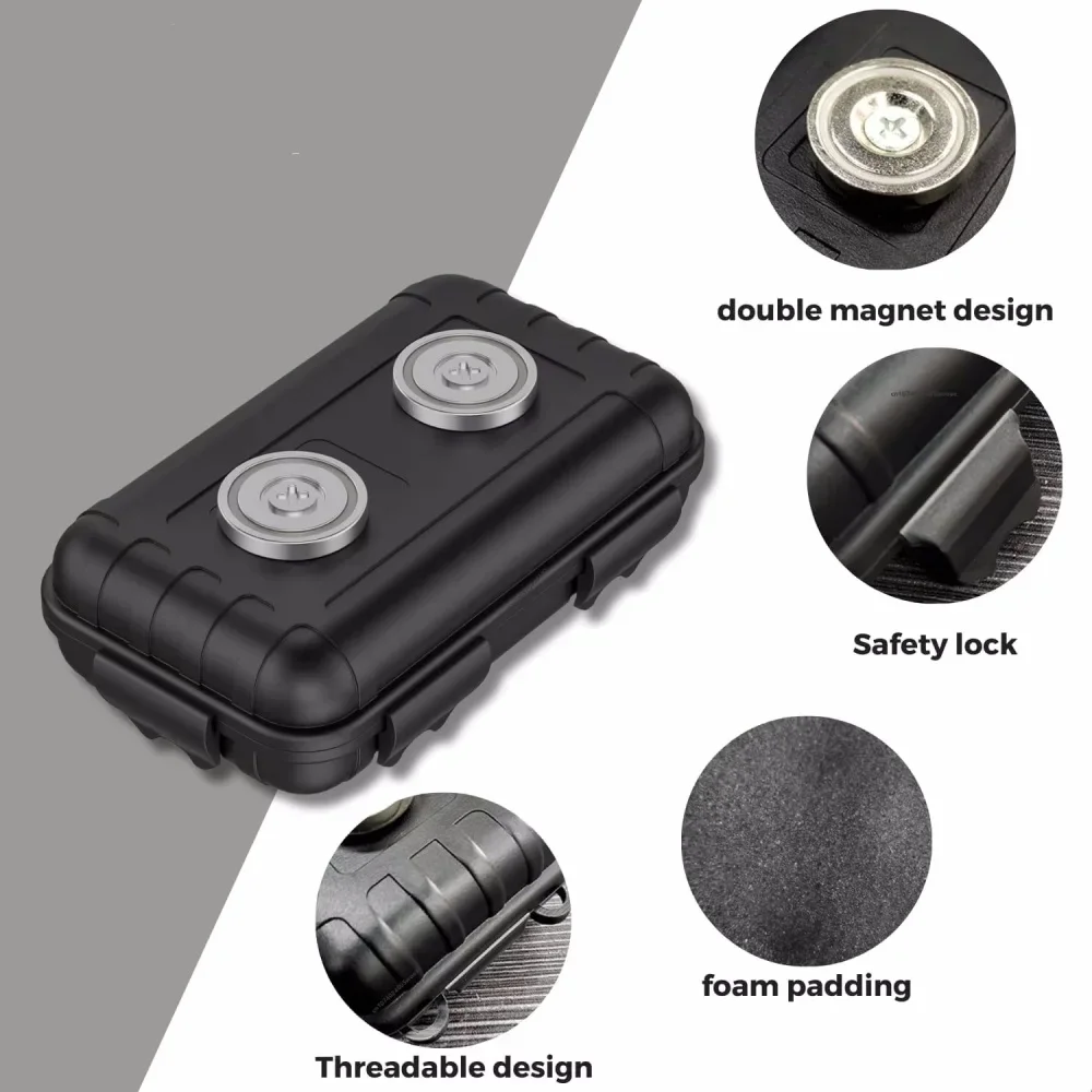 1 pçs atualizado novo suporte chave magnética à prova dwaterproof água sob o carro esconder caixa chave à prova de ferrugem hider caixa multifuncional para caixa de reposição