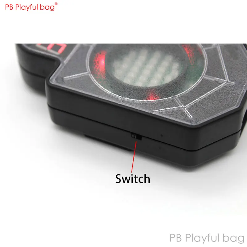 Alvo eletrônico leve plástico, sensor do laser, pontuando o som, dispositivo do jogo do CS do lazer, entretenimento, 2MW, QJ67