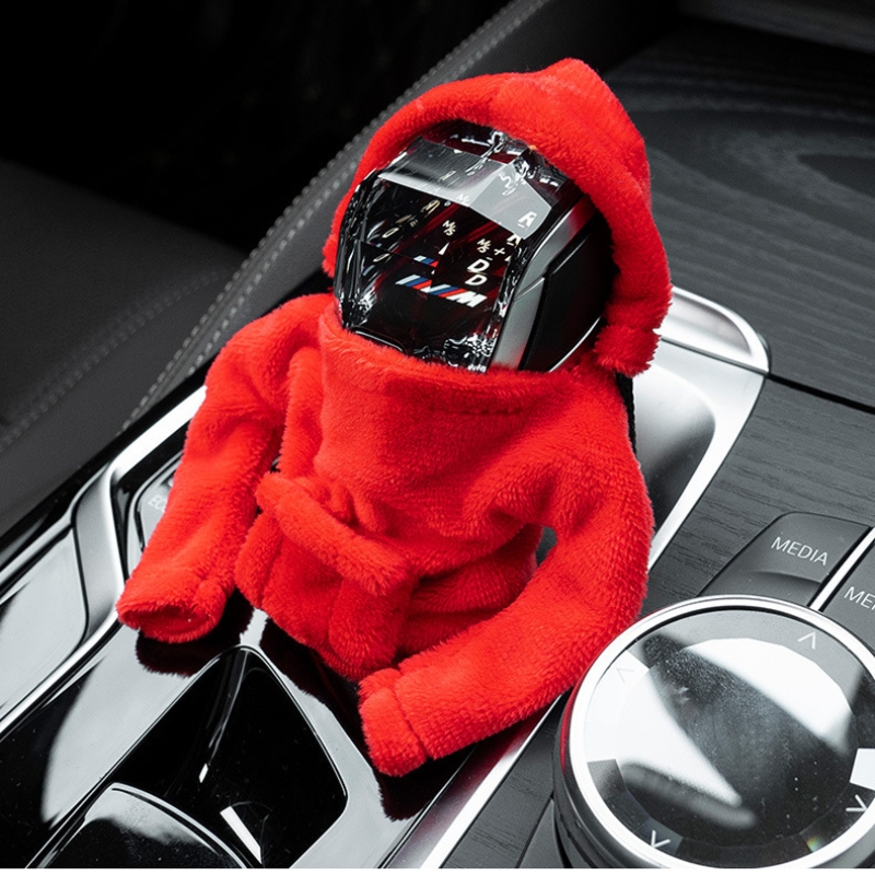 Modischer Mini-Kapuzenpullover mit Kapuze für Auto-Schalthebel, Polyester-Pullover-Kopfbedeckung, passende Innendekoration