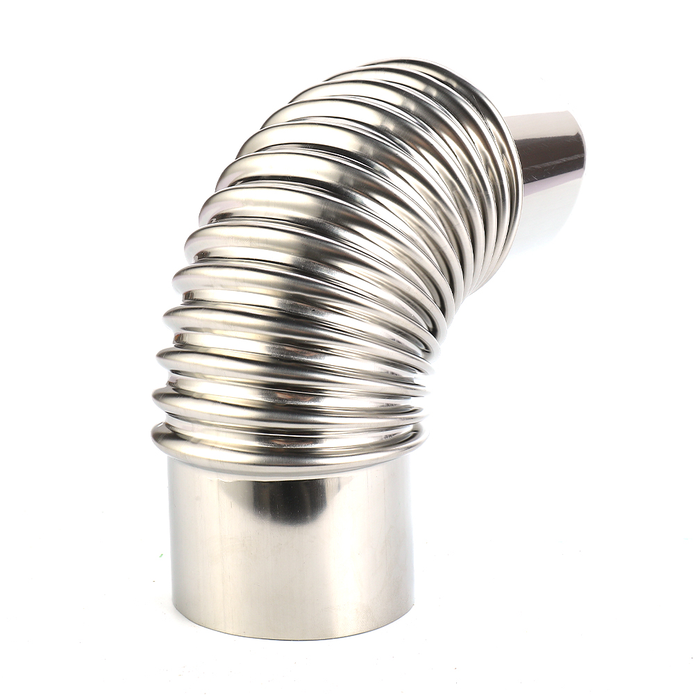 60/70/80 mm 90-Grad-Rauchkrümmer-Winkelrohr, Kaminverkleidung, Biegung, Edelstahl, Multi-Rauchkrümmer, Herdrohre, Holzofen, Kamin