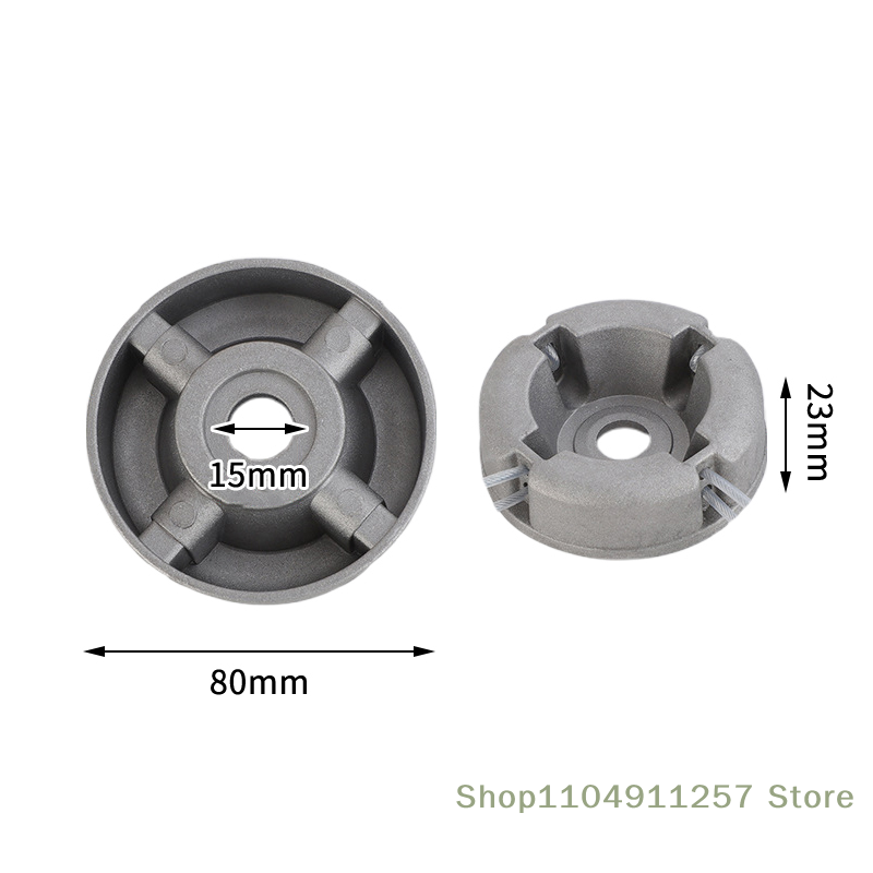 Cabeça universal do cortador de grama da liga de alumínio com linha de corte de grama de aço de náilon peças de reposição do cortador de grama
