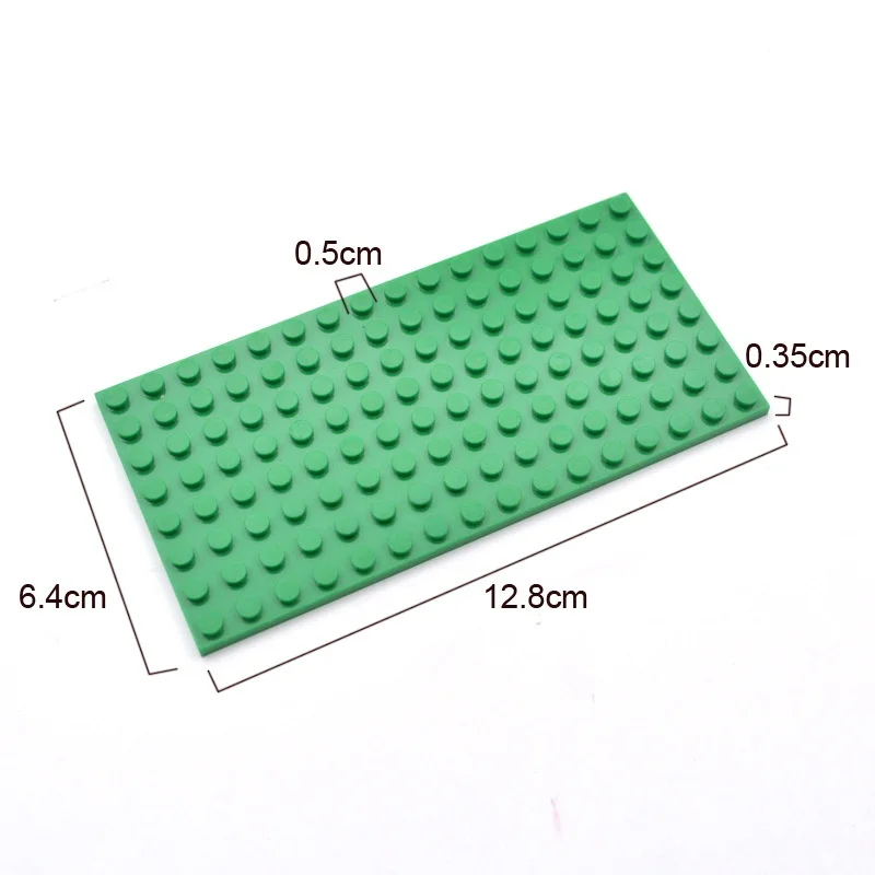 Plaque de Base classique MOC à 8x16 points, 5 pièces, blocs de construction de figurines de ville, pièces en briques compatibles avec 92438, jouets pour enfants, cadeau