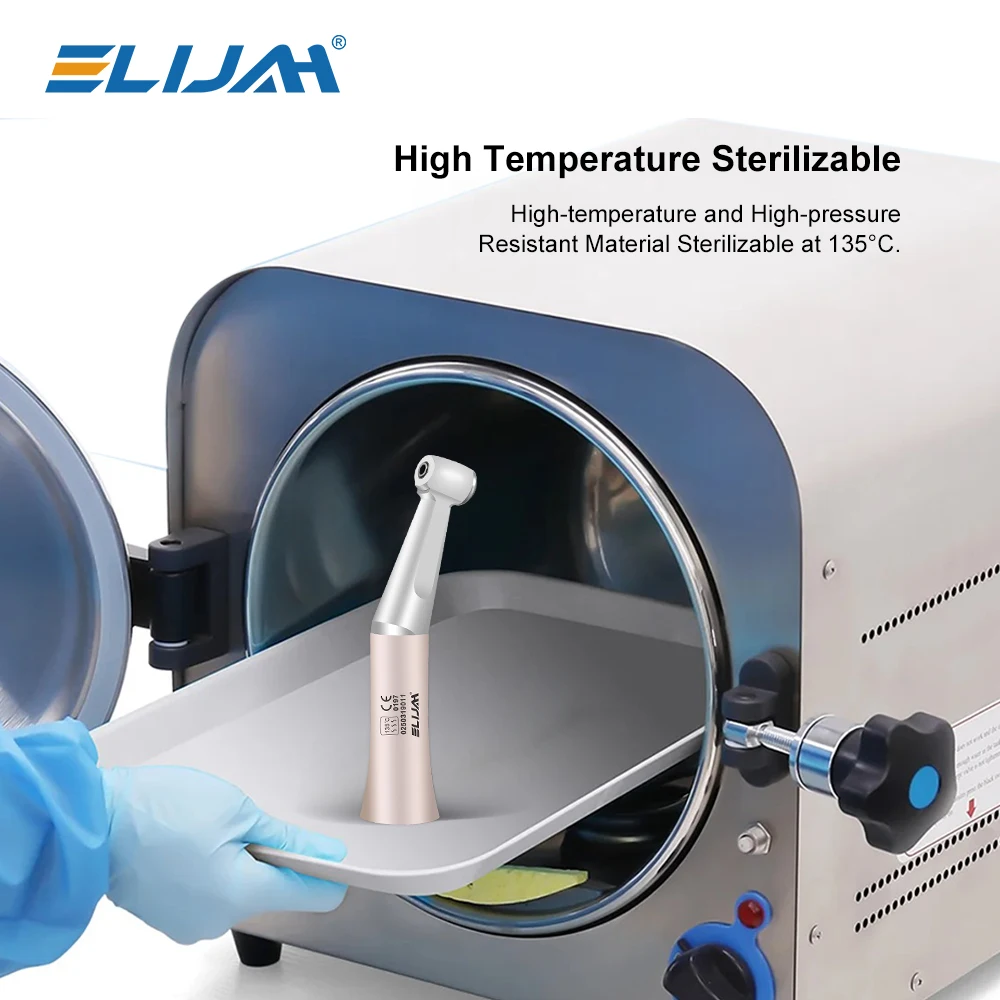 Elijah dental contra ângulo handpiece 1:1 baixa velocidade nariz cone terno handpiece dental de baixa velocidade e-tipo fx205 ferramentas odontológicas