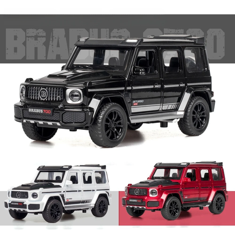 音と光の合金車モデルg700,1:32,ダイキャスト車,SUV,収集品,シミュレーション玩具,子供向けギフト