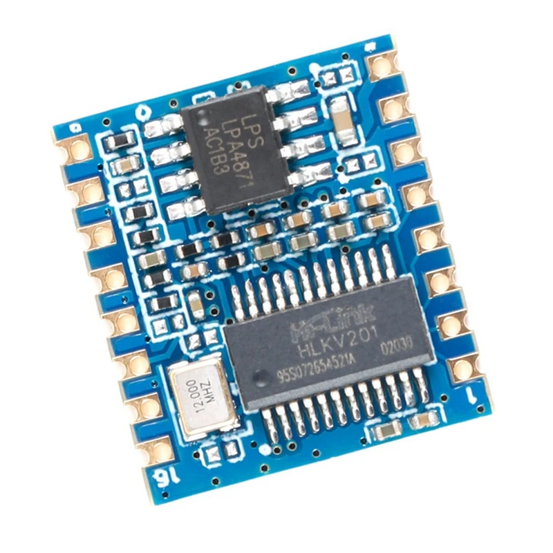 2X Hi-Link/HLK-V20 Smart Voice Recognition Control Board Module Serial Port Module Dual-Mode DIY