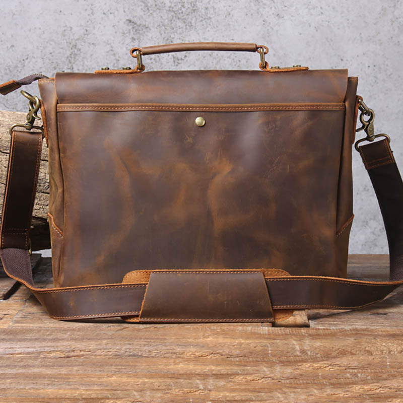 Maleta de couro genuíno masculina, bolsa de documento de arquivo A4, bolsa de ombro masculina de couro macio, bolsa para computador
