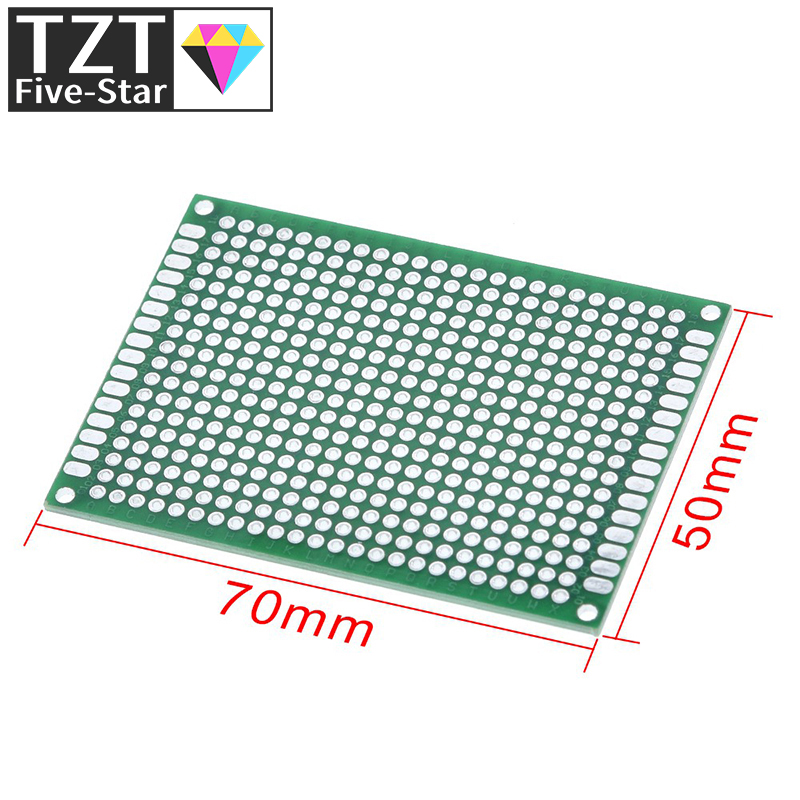 TZT 1/3/5pcs Breadboard Bread board prototype 5X7cm 432 Points double side super highly quality best pices green