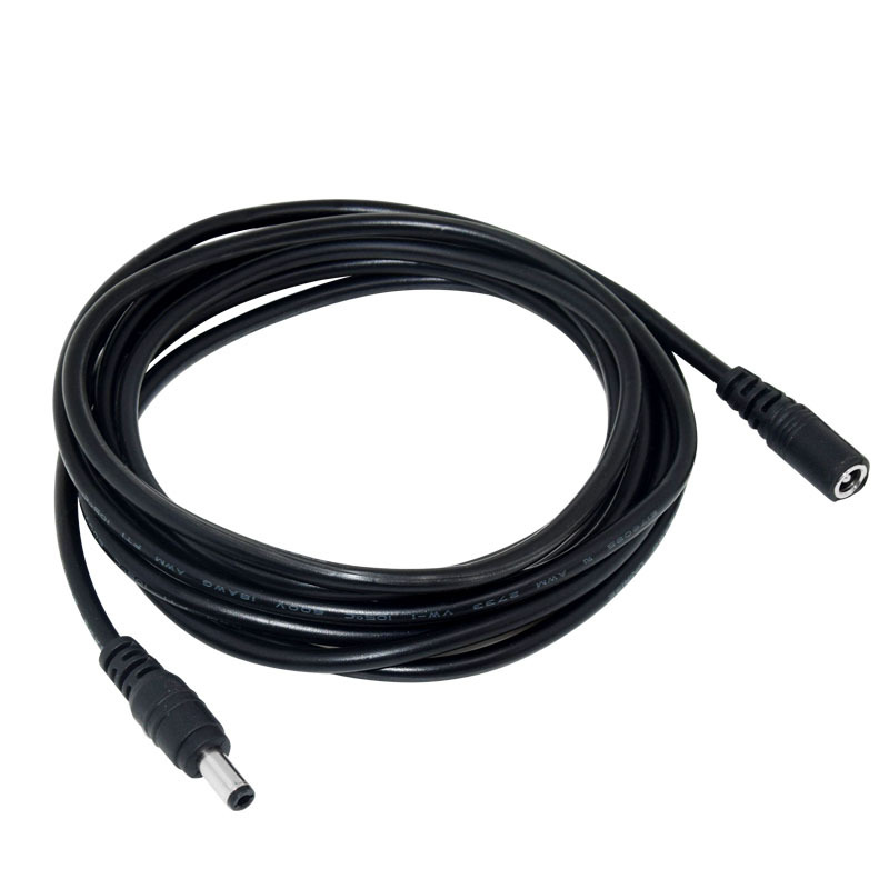 3/5/10/15/20/30/50m 5.5mm * 2.1mm dc conector de alimentação cabo de extensão jack adaptador cabo de chumbo dc fêmea macho extensão plugue externo