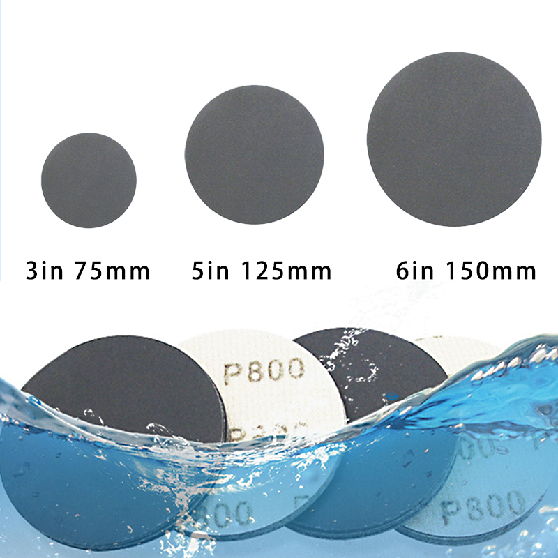 3/5/6inch Universal Dry and Wet Sanding Disc Sanding Paper Metal Polished Woodworking Tools Accessories Polishing Abrasive Discs