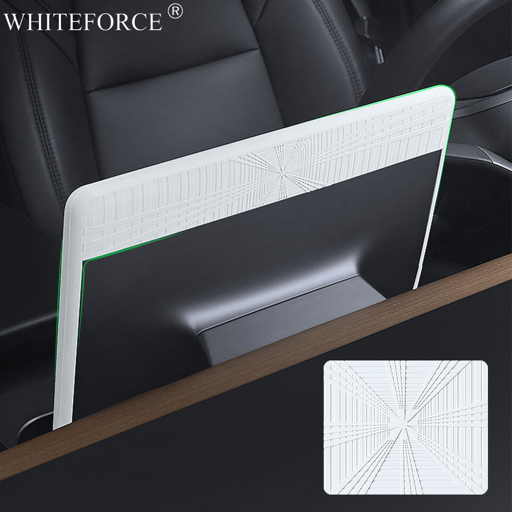 Para Tesla Model 3 Y 2021-2024 Marco Protector de silicona cubierta de borde Control Central accesorios de coche Protector de pantalla de navegación