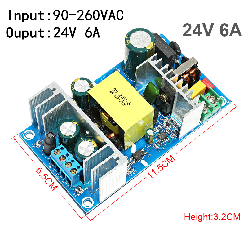 Модуль импульсного источника питания AC100-240V AC-DC 5 В 12 В 24 В 36 В 48 В 1A 2A 4A 3A 6A 7A 8A 9A 12,5A Промышленная голая плата