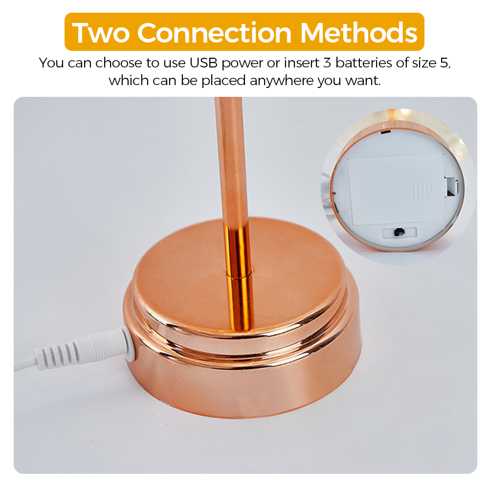 Feather Table Lamp Romantic Creative Feather Wedding Room Girl Bedroom Bedside Led Night Light Birthday Gift Home Decor