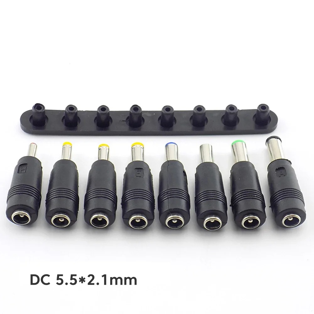 USB naar DC-voedingskabel 5V naar 12V Boost Converter 8 Adapters USB naar DC Jack Oplaadkabel voor Wifi Router Mini Fan Speaker