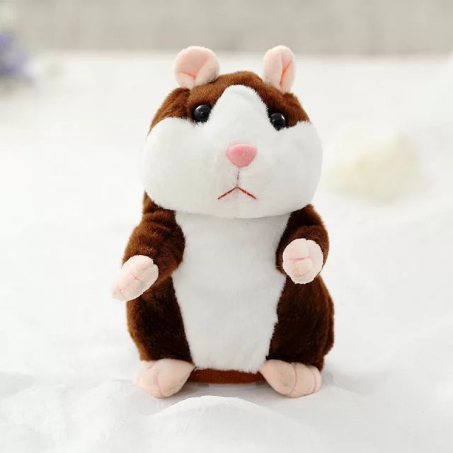 น่ารักพูดคุยหนูแฮมสเตอร์พูด Talk เสียงบันทึกซ้ําตุ๊กตาสัตว์ Kawaii Talking หนูแฮมสเตอร์เมาส์ของเล่นสําหรับของขวัญเด็ก