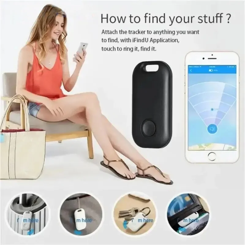 Xiaomi Smart Finder Mini Portable Locator Bluetooth Airtag Tracker Children Wallet Locator Device Locator Anti- Loss Location