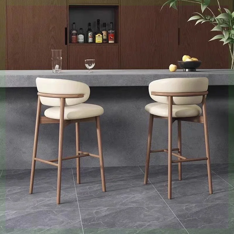 Taburetes altos de Cocina, taburetes de Bar, taburete de madera, Hoker de Cocina, taburetes de Bar, sillón, Taburete de comedor, muebles de Bar Alto Cocina