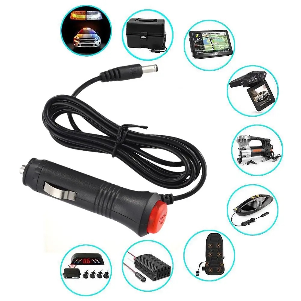 12V 24V Car Cigar Lighter Socket Splitter Plug Connector Fast Charge Power Adapter On Off Switch Universal Charger Power Adapter