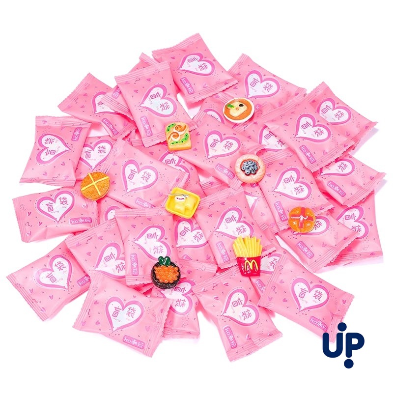 Random Style Bag Miniature Food Toy Mini Model Toys Simulation Supermarket Snacks Drinks Wine Bottles Jewelry Small Ornaments