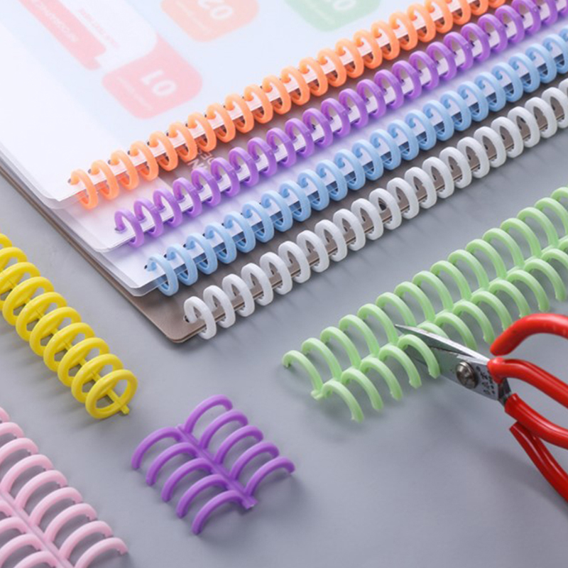 10 pezzi 30 fori cerchi anello libro a fogli mobili Album raccoglitore spirale rilegatura clip pianificatore accessori scuola per studenti forniture per ufficio
