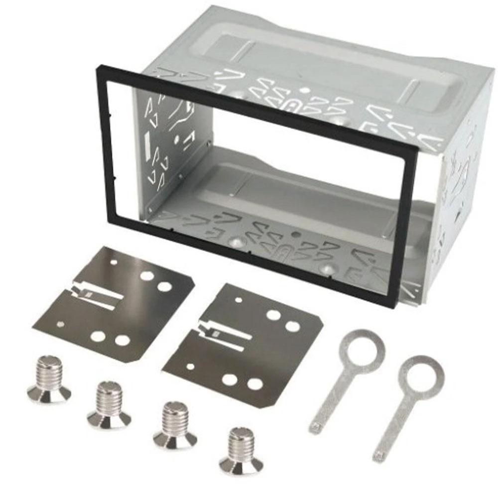 2Dinステレオラジオフレーム用ユニバーサルDVDプレーヤー,日焼け止めパネル,オーディオマウント,アクセサリーキット