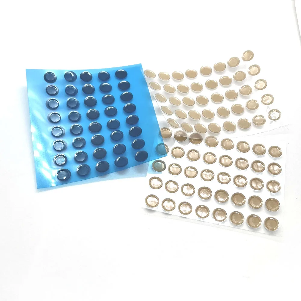 40Pcs 6.5mm diameter and 0.8mm thickness Small Dots Universal Mouse Skates for Logitech Rubberized Mouse Foot Glide Feet Sticker
