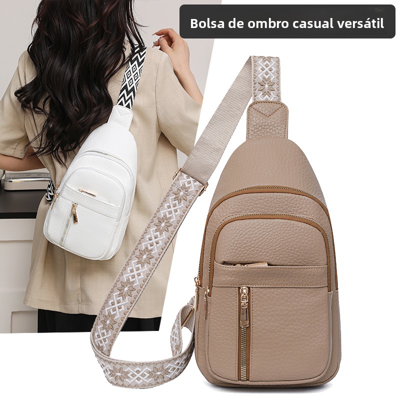 Bolsa Transversal Fena Faion 2025, Mochila Pequena Versátil para Viagem, Design Único de Alta Qualidade