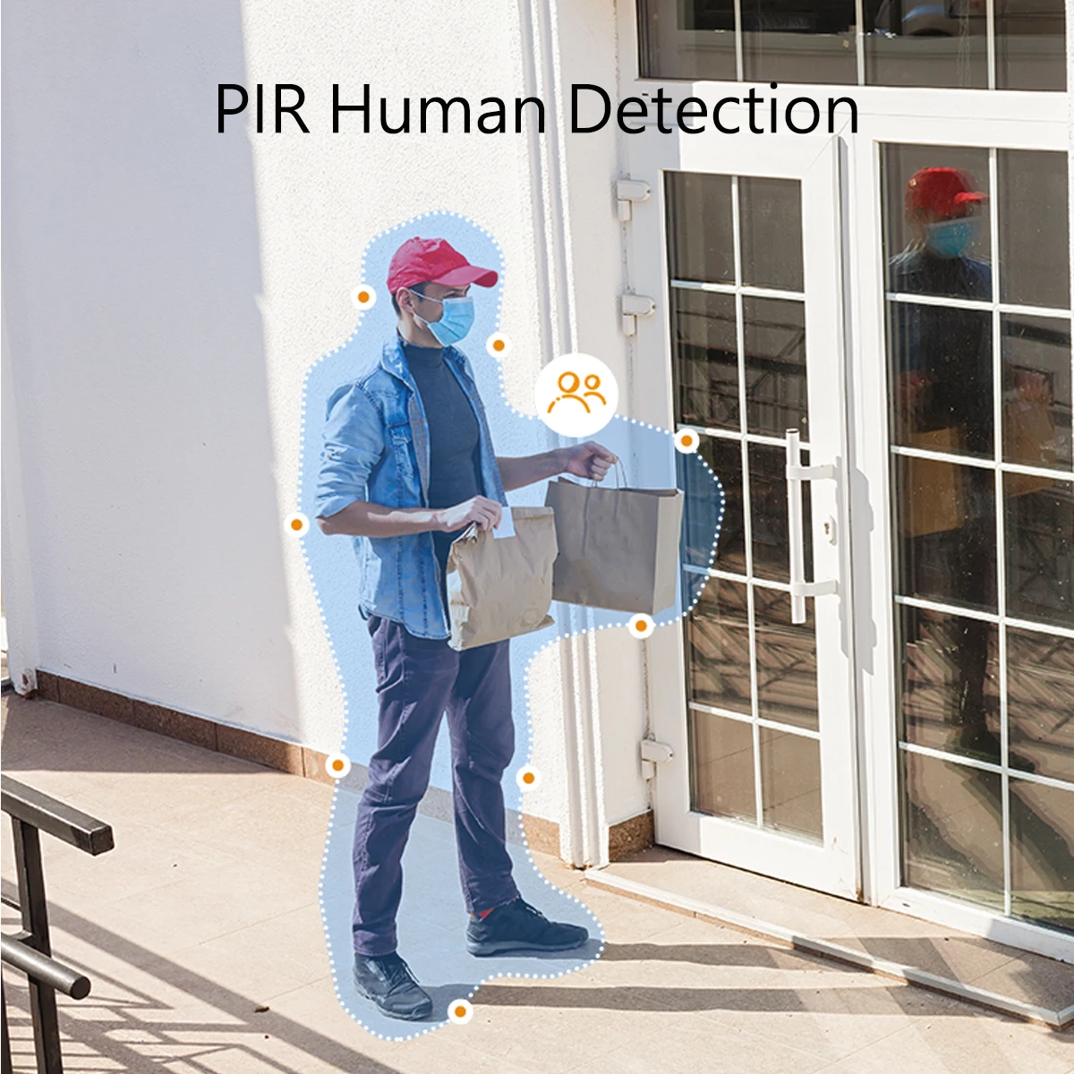 IMOU Cell 3C 3MP cámara de seguridad alimentada por batería cámara inalámbrica WIFI para exteriores cámara de vigilancia de conversación bidireccional IP66 resistente a la intemperie