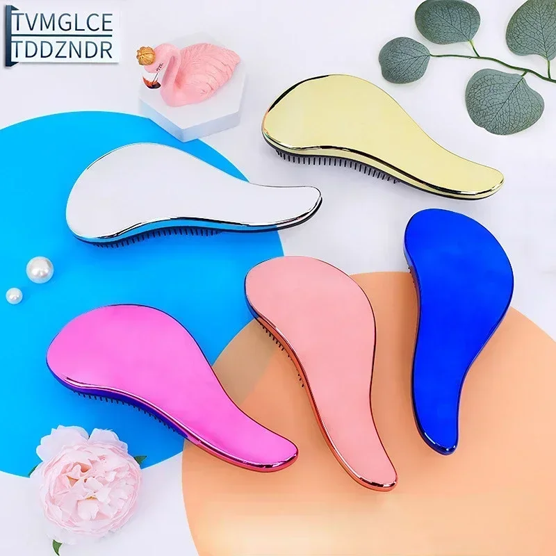 Peine mágico para desenredar para bebés y niños, cepillo de pelo de masaje antiestático, cojín de aire, herramientas de estilismo para el cabello para salón de peluquero