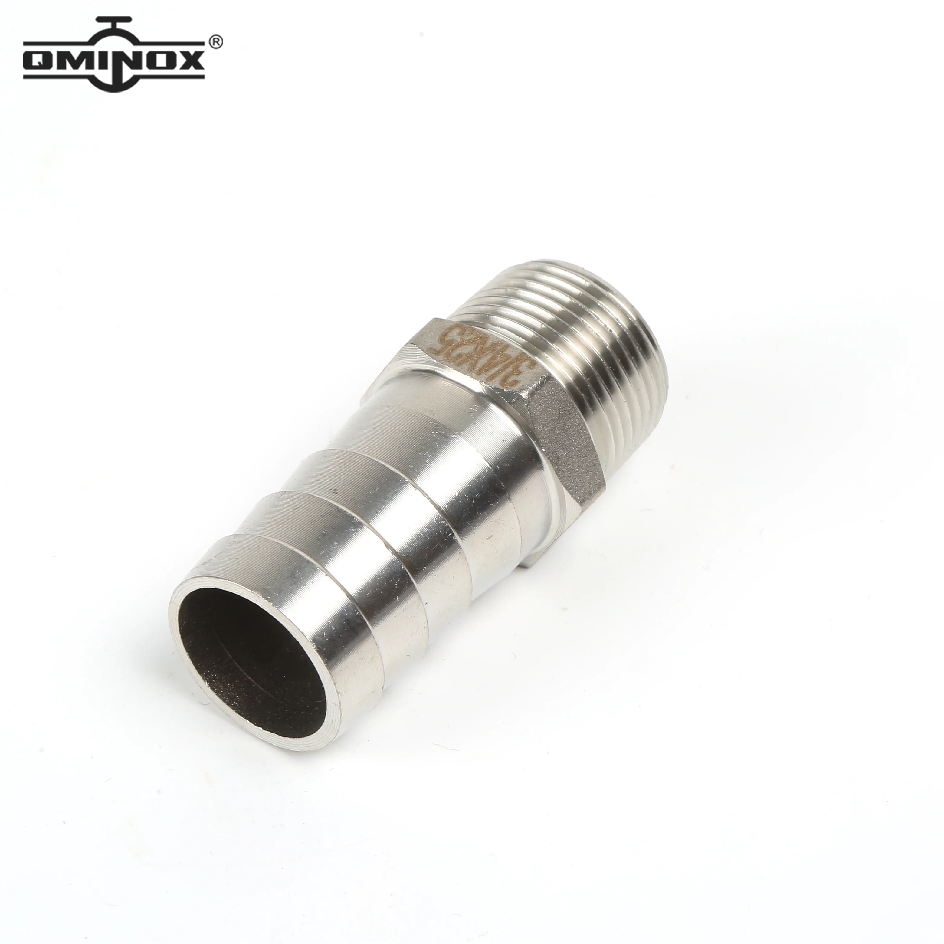 ท่อ Barb FITTING SS304 1/8 "1/4" 3/8 "1/2" 3/4 "1" 2 "BSPT ชาย 6 8 10 12 13 15 16 19 20 25 32 มม.ท่อ COUPLER CONNECTOR ADAPTER