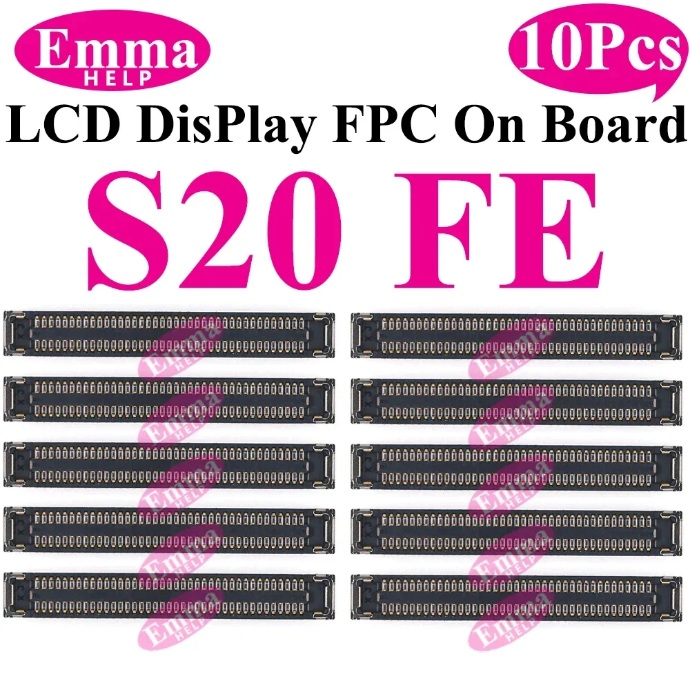 10Pcs LCD Display Bildschirm FPC Stecker Für Samsung S21 Plus S22 Ultra S23 S24 S20 FE USB Ladegerät Auf mainboard Stecker Flex Kabel