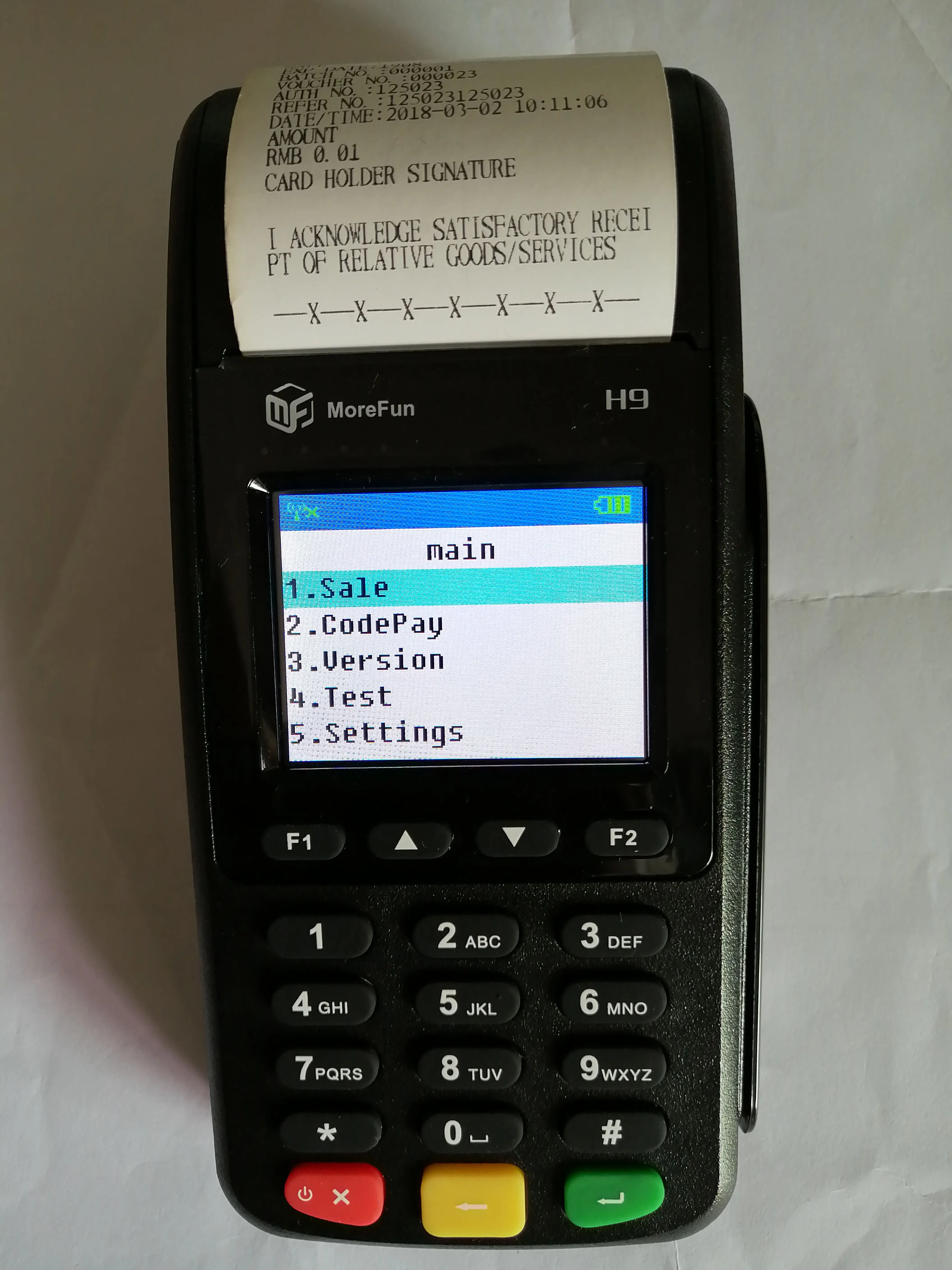 Terminal POS H9 de mano, precio