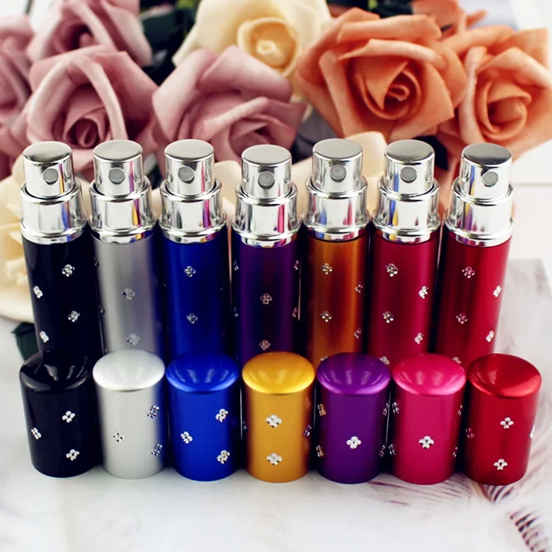 1 Máy Tính 5Ml 10Ml Mini Di Động Lọ Nước Hoa Du Lịch Lọ Rỗng Nước Hoa Atomizer Xịt Kim Loại Mùi Hương Bơm Ốp Lưng