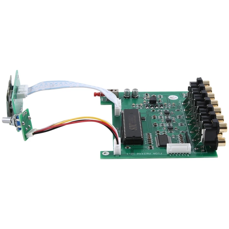 Dlhifi F11 M62446 Preamp 5.1 6 Channel Fully Independence Remote Control OLED Display For Hifi Amplifier DAC Durable