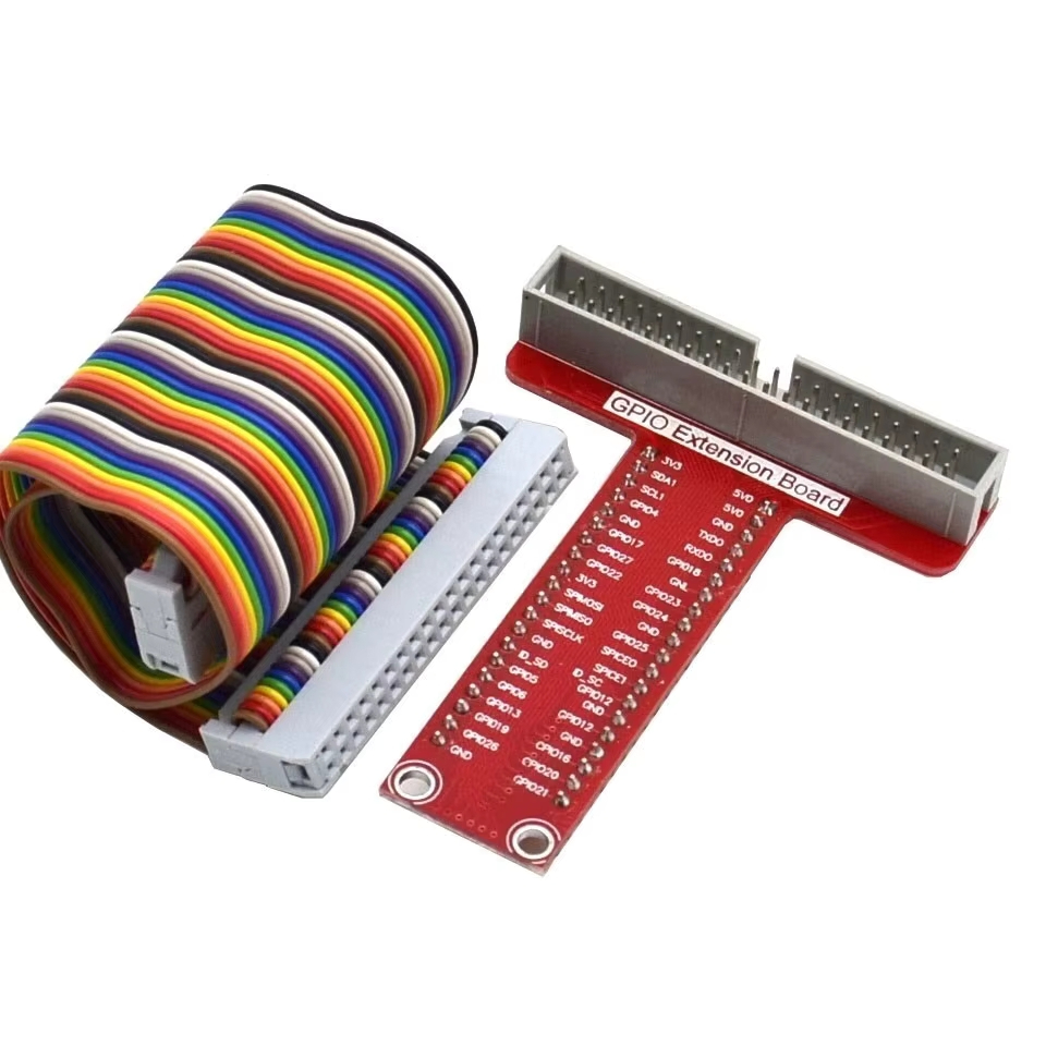 Accesorios para placa de expansión GPIO tipo T, cable 40P para Raspberry Pi 3B +/4B
