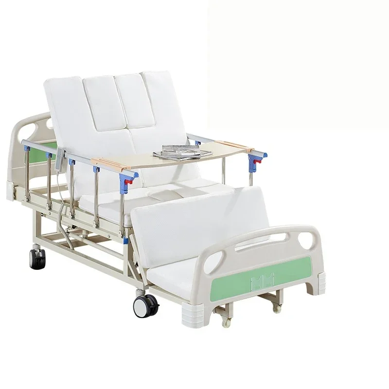Cama eléctrica para el cuidado de ancianos, productos para el cuidado del hogar, 5 funciones, cama de hospital para uso doméstico