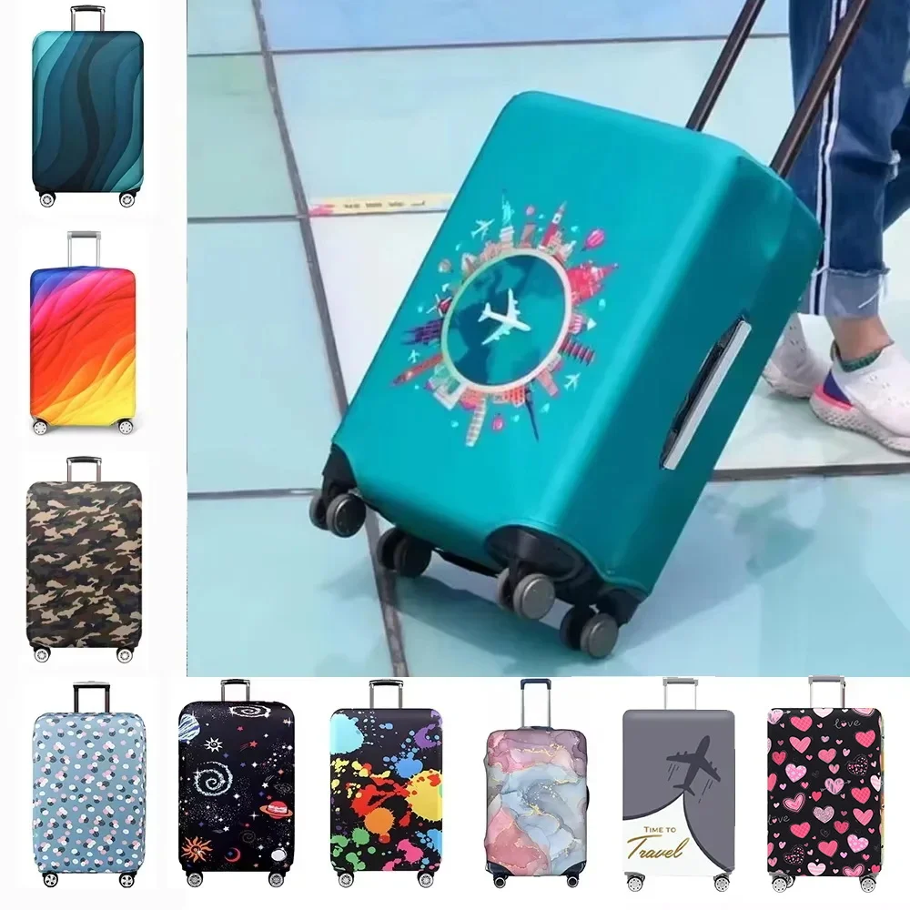 Cubierta de equipaje, funda protectora para maleta para maletero de equipaje de 18-32 pulgadas, lavable, previene arañazos, accesorios de viaje
