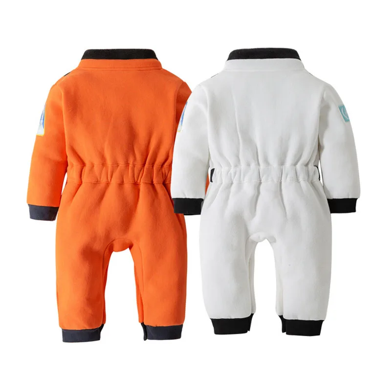 เด็กน่ารักนักบินอวกาศคอสเพลย์เครื่องแต่งกายชุดอวกาศ Rompers สําหรับเด็กทารกเด็กวัยหัดเดินทารกฮาโลวีนวันเกิด Party เสื้อผ้า