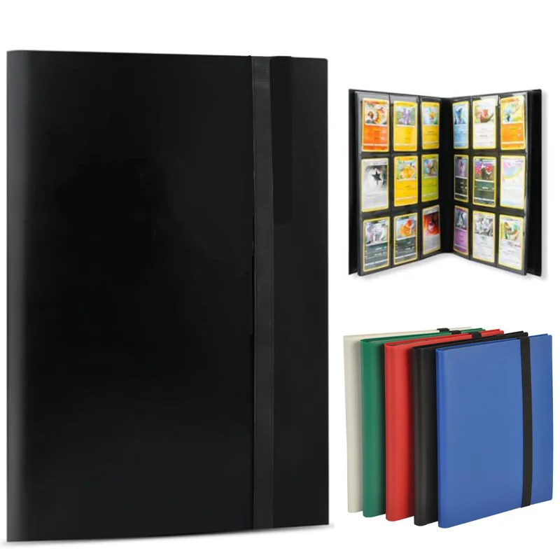Sammelkarten-Sammlerhalter, 4/9/12-Taschen-Ordner, tragbarer Aufbewahrungskoffer, geeignet für Spielkarten, Baseball, Fußballkarten