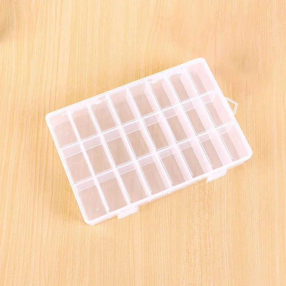 Craft Parts Electronic Parts Storage Box Plastic Box Clear Compact Light